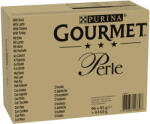 Gourmet Gourmet Megapack Perle 96 x 85 g - Rață, miel, pui, curcan în sos