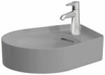 Laufen VAL Mosdó tál, félig száraz zónával, illetve armatúrapaddal, egy csaplyuk, középen, Graphite matt H8122817581041 (H8122817581041)