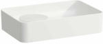 Laufen VAL Mosdó tál, armatúrapad nélkül, túlfolyónyílás nélkül, csaplyuk nélkül, Fehér LCC Active bevonattal H812282A001121 (H812282A001121)