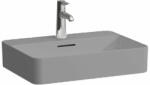 Laufen VAL Mosdó tál, csaplyuk paddal, egy csaplyuk, középen, Graphite matt H8122847581041 (H8122847581041)