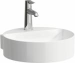 Laufen VAL Mosdó, alsó felülete csiszolt, túlfolyónyílás nélkül, egy csaplyukkal, Fehér LCC Active bevonattal H813281A001111 (H813281A001111)