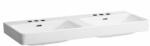 Laufen LAUFEN PRO S Ráépíthető dupla mosdó, 3 csaplyukkal, Fehér LCC Active bevonattal H814966A001081 (H814966A001081)