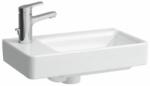 Laufen LAUFEN PRO S Kézmosó, aszimmetrikus balos, egy csaplyuk, középen, Fehér LCC Active bevonattal H815955A001041 (H815955A001041)