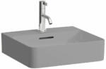Laufen VAL Kézmosó, alsó felülete csiszolt, egy csaplyuk, középen, Graphite matt H8162807581041 (H8162807581041)