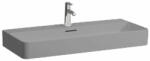 Laufen VAL Mosdótál, alsó felülete csiszolt, egy csaplyuk, középen, Graphite matt H8162877581041 (H8162877581041)
