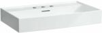 Laufen Kartell LAUFEN Mosdótál, alsó felülete csiszolt, 3 csaplyukkal, Fehér H8163360001081 (H8163360001081)