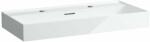 Laufen Kartell LAUFEN Mosdótál, alsó felülete csiszolt, két csaplyuk, Fehér H8163370001071 (H8163370001071)