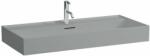 Laufen Kartell LAUFEN Mosdótál, alsó felülete csiszolt, egy csaplyuk, középen, Matt Szürke H8163377591041 (H8163377591041)