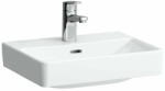 Laufen LAUFEN PRO S Kézmosó, alsó felülete csiszolt, egy csaplyuk, középen, Fehér LCC Active bevonattal H816961A001041 (H816961A001041)