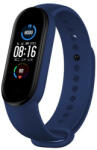  Xiaomi Mi Band 5 / Mi Band 6, szilikon pótszíj, állítható, Devia Delux Sport, sötétkék