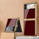 GKK GLASS Husa de protectie Samsung Galaxy Z Flip 4 5G SOLID RED