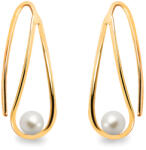 Heratis Forever Arany fülbevalók 3 mm fehér gyöngyökkel IZ17281