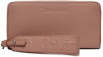 Calvin Klein Portofel Mare de Damă Calvin Klein Gracie Wallet W/Strap Lg K60K611388 Ash Rose VB8