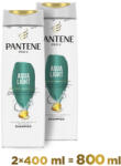 Pantene Pro-V Sampon 2in1 Aqua Light 2x400 ml - beauty