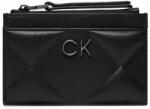 Calvin Klein Etui pentru carduri Calvin Klein Re-Lock Quilt Cardholder K60K611372 Ck Black BEH