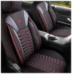 Panda Set Huse Scaune Auto Panda Paris, Negru cu cusatura rosie, 11 piese