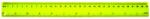 EVOffice Vonalzó 30cm, műanyag sárga (53448) - pencart
