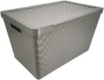 HEIDRUN Diamond Tároló doboz 51L 56x36x32cm tetővel (927)