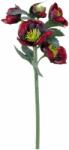 Leonardo NATALE karácsonyi rózsa 29cm, sötét piros (LEO-031918)