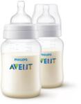 Philips Комплект 2 броя шишета за хранене Philips Avent Anti-Colic 3.0 - 260 ml, с биберон със сила на потока 2, 1 m+ (00A.0586.001)