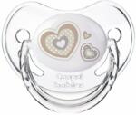 Canpol babies Силиконова залъгалка Canpol - Newborn Baby, 6-18 месеца, Бежова (22/566_bei)