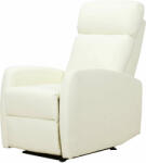 Homcom Ergonomikus fotel, Homcom, állítható, Krém, 65x92x100 cm (833-384WT)