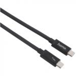 Hama Cablu de date Hama 00135708, USB-C - USB-C, 0.5m, Black (00135708)