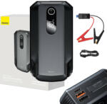 Baseus Super Energy Max Car Jump Starter Powerbank / Indító, 20000mAh, 2000A, USB (fekete) - pixelrodeo