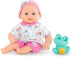Corolle Păpușă de baie Baby Bath Océane Mon Premiere Poupon Corolle cu papuci albaștri care scot sunete și o zăbău de 30 cm pentru copii de la 18 luni (CO100650) Papusa