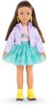 Corolle Păpușa Luna Milan Fashion Week Corolle Girls cu păr lung, brun, 28 cm, 4 accesorii, de la 4 ani (CO600170) Papusa