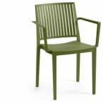 ROJAPLAST ROJAPLATS Kerti szék BARS ARMCHAIR oliva zöld - kokiskashop
