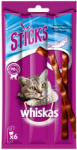 Whiskas 28x36g Whiskas Sticks gazdaságos csomag macskasnack - Lazaccal gazdagon