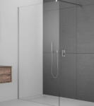 Radaway Modo New II Walk-in zuhanyfal 120x200 átlátszó üveg, króm profilszín 389124-01-01 JUNGLE MINTÁVAL (389124-01-01)