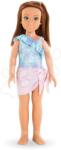 Corolle Játékbaba Zoé at the Beach Set Corolle Girls barna haj 28 cm 5 kiegészítő 4 évtől (CO600140)