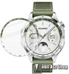 IMAK Huawei Watch GT 4 46mm, IMAK okosóra flexibilis üvegfólia, Full cover, 1db, Zöld, Fehér