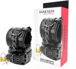 Darkness fekete fényes csuklóbilincs