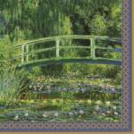 Easy Life Papírszalvéta 33x33 cm, 20 db-os, Monet: Vízililiom és japán híd