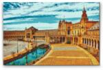  Gyémántszemes festmény - Sevilla, Spanyolország Méret: 40x60cm, Keretezés: Kartonlemezen, Gyémántok: Négyzet alakú