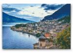  Gyémántszemes festmény - Garda, Olaszország Méret: 40x60cm, Keretezés: Kartonlemezen, Gyémántok: Kerek