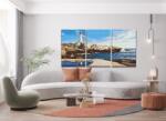  Gyémántszemes festmény - Világítótorony az öbölben (3 db-os készlet) Méret: 30x40cm (3db), Keretezés: Műanyagtáblával, Gyémántok: Kerek