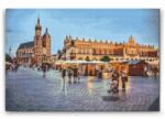  Gyémántszemes festmény - Krakkó, Lengyelország Méret: 40x60cm, Keretezés: Kartonlemezen, Gyémántok: Kerek