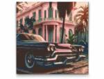  Gyémántszemes festmény - Cadillac Méret: 50x50cm, Keretezés: Kartonlemezen, Gyémántok: Kerek