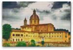  Gyémántszemes festmény - A firenzei papnevelde Méret: 40x60cm, Keretezés: Műanyagtáblával, Gyémántok: Kerek