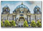  Gyémántszemes festmény - Berlini dóm Méret: 40x60cm, Keretezés: Kartonlemezen, Gyémántok: Négyzet alakú