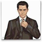  Gyémántszemes festmény - A nagy pénzrablás, Berlin, Pedro Alonso Méret: 50x50cm, Keretezés: Keret nélkül (csak a vászon), Gyémántok: Kerek