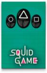  Gyémántszemes festmény - Squid game - Jelek 2 Méret: 40x60cm, Keretezés: Keret nélkül (csak a vászon), Gyémántok: Kerek