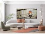 Gyémántszemes festmény - Vörösbegy (3 db-os készlet) Méret: 40x60cm (3db), Keretezés: Műanyagtáblával, Gyémántok: Négyzet alakú