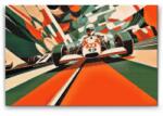 Gyémántszemes festmény - Forma-1-es verseny Méret: 40x60cm, Keretezés: Kartonlemezen, Gyémántok: Kerek