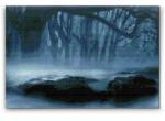  Gyémántszemes festmény - Köd az erdőben Méret: 40x60cm, Keretezés: Kartonlemezen, Gyémántok: Kerek
