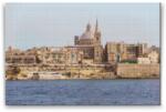  Gyémántszemes festmény - Valletta, Malta Méret: 40x60cm, Keretezés: Kartonlemezen, Gyémántok: Kerek